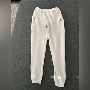 Men's Cream Jogger Pants
